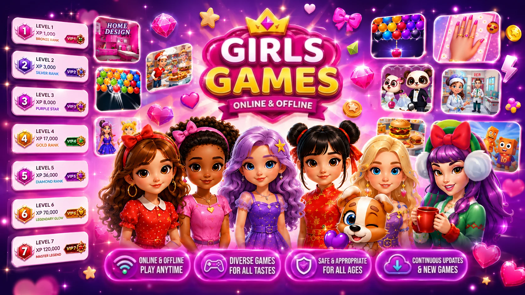 Girls Games Offline screenshot